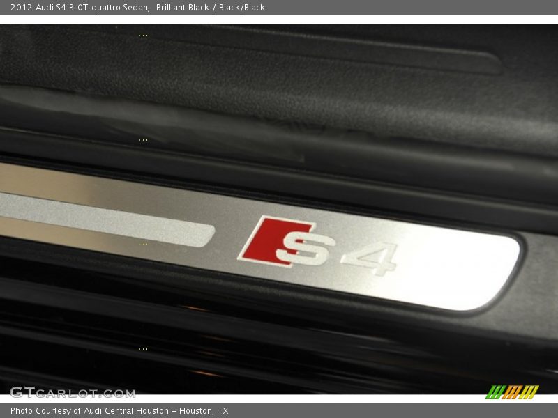 Brilliant Black / Black/Black 2012 Audi S4 3.0T quattro Sedan