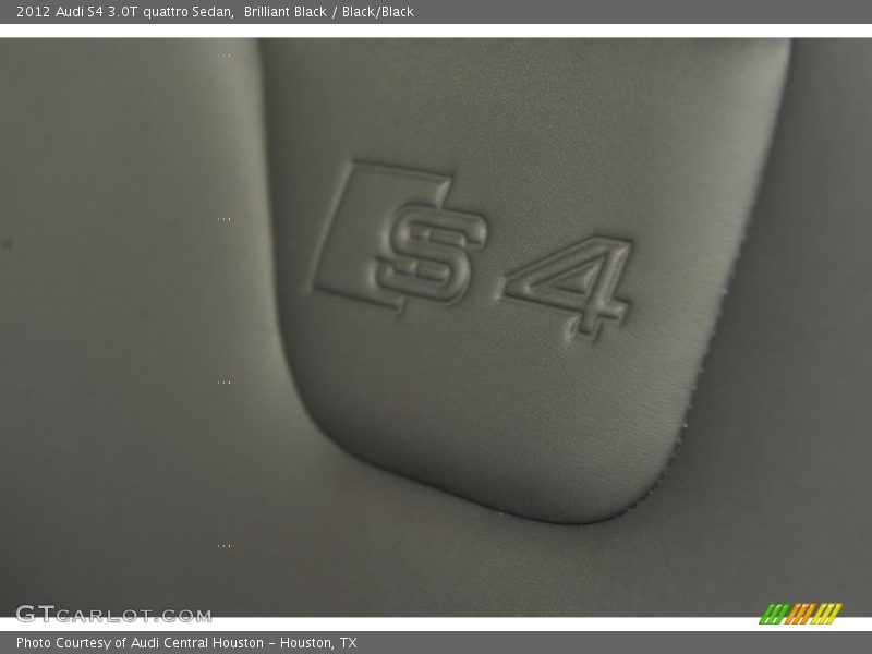 Brilliant Black / Black/Black 2012 Audi S4 3.0T quattro Sedan