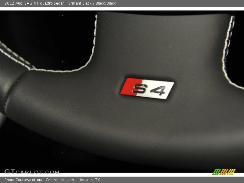 Brilliant Black / Black/Black 2012 Audi S4 3.0T quattro Sedan