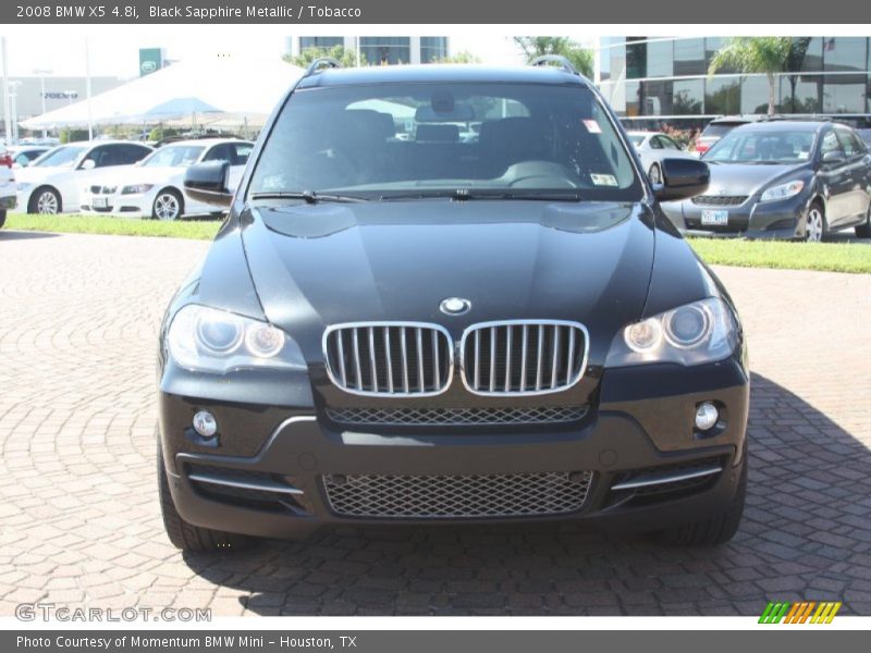 Black Sapphire Metallic / Tobacco 2008 BMW X5 4.8i