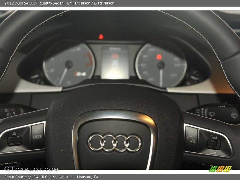 Brilliant Black / Black/Black 2012 Audi S4 3.0T quattro Sedan