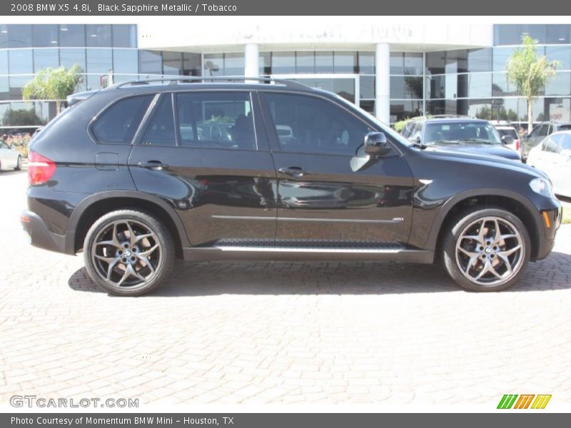 Black Sapphire Metallic / Tobacco 2008 BMW X5 4.8i