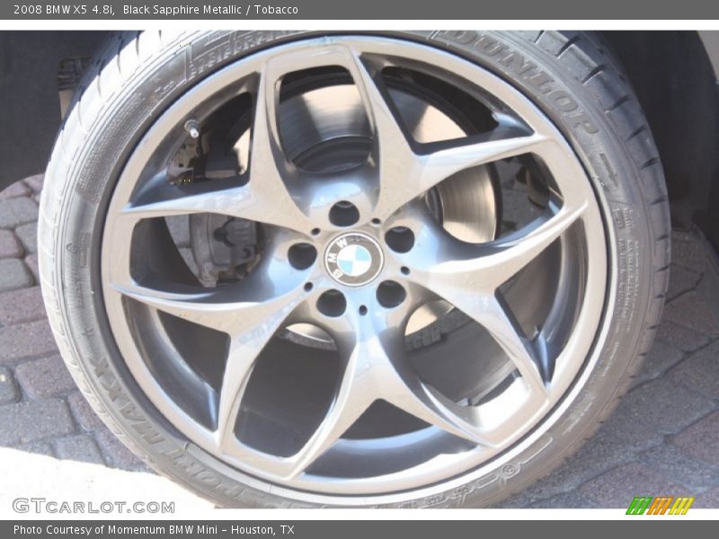 Black Sapphire Metallic / Tobacco 2008 BMW X5 4.8i