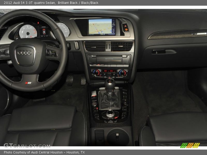 Brilliant Black / Black/Black 2012 Audi S4 3.0T quattro Sedan