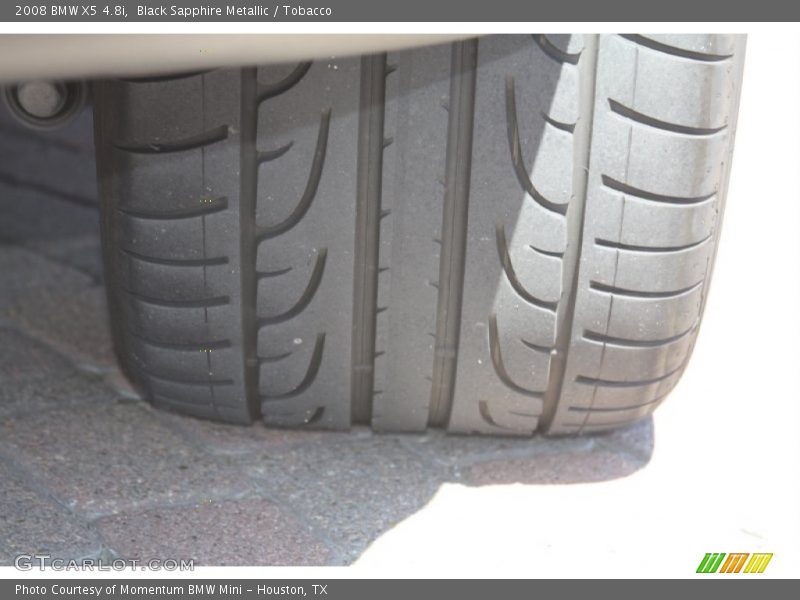 Black Sapphire Metallic / Tobacco 2008 BMW X5 4.8i