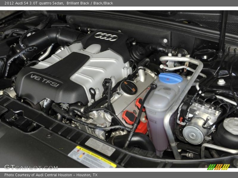 Brilliant Black / Black/Black 2012 Audi S4 3.0T quattro Sedan