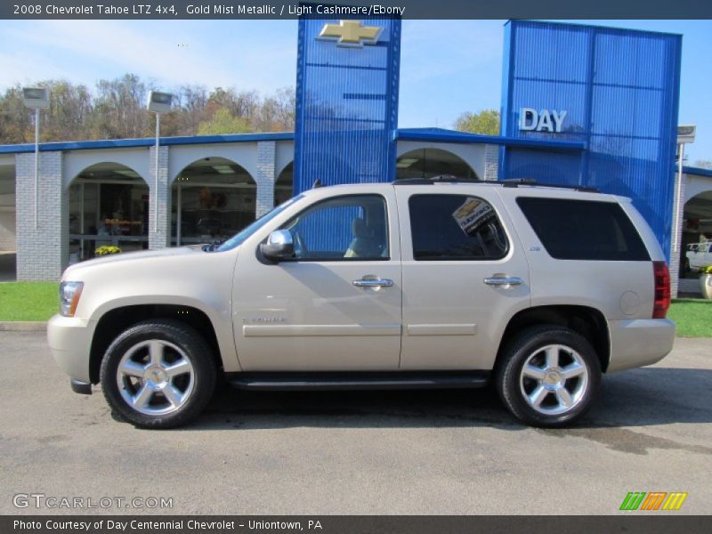 Gold Mist Metallic / Light Cashmere/Ebony 2008 Chevrolet Tahoe LTZ 4x4