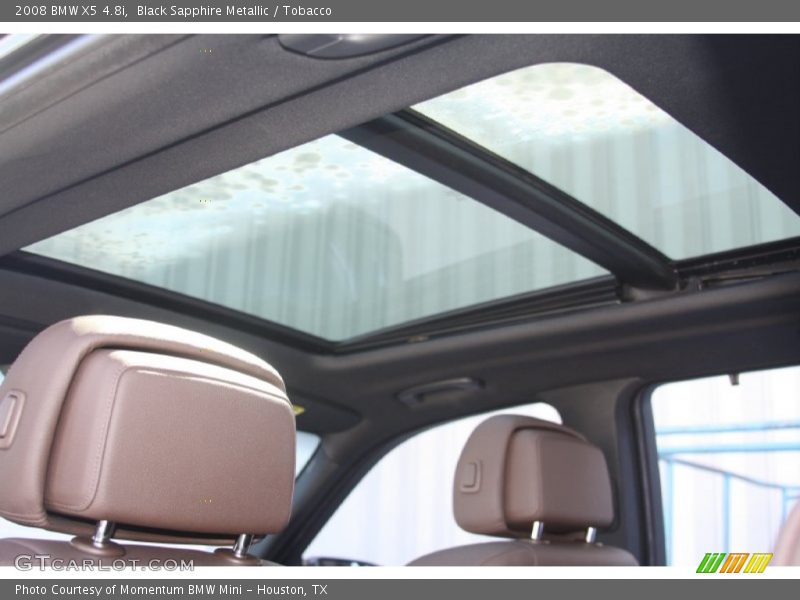 Black Sapphire Metallic / Tobacco 2008 BMW X5 4.8i