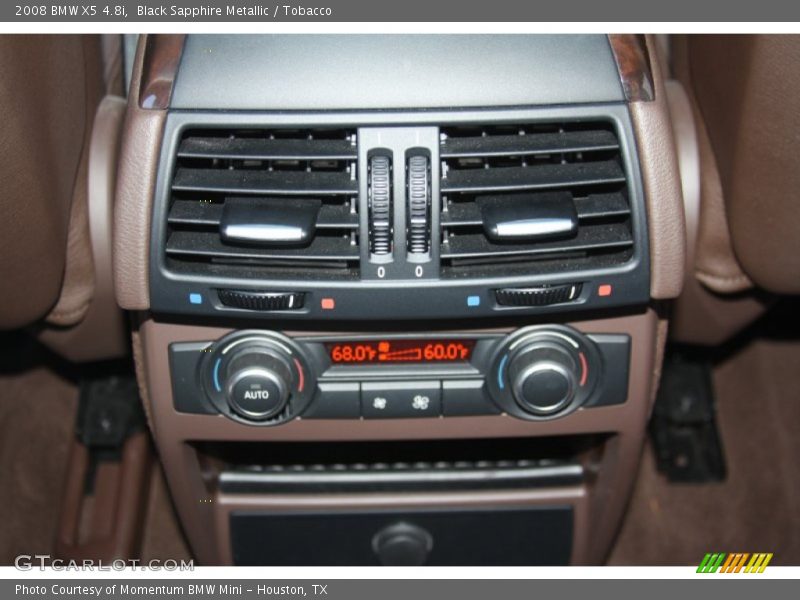 Black Sapphire Metallic / Tobacco 2008 BMW X5 4.8i