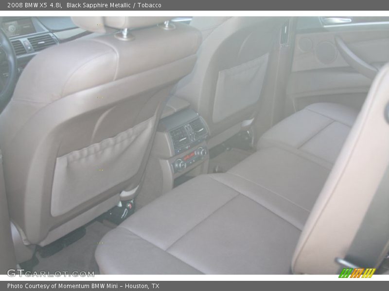 Black Sapphire Metallic / Tobacco 2008 BMW X5 4.8i