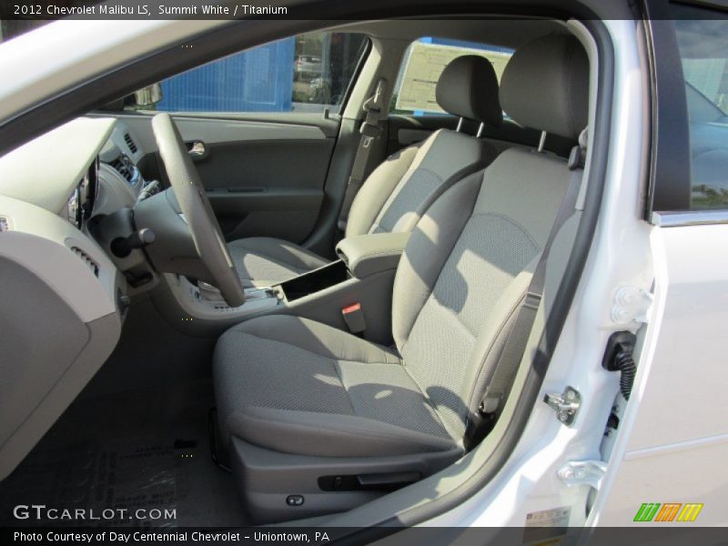 Summit White / Titanium 2012 Chevrolet Malibu LS