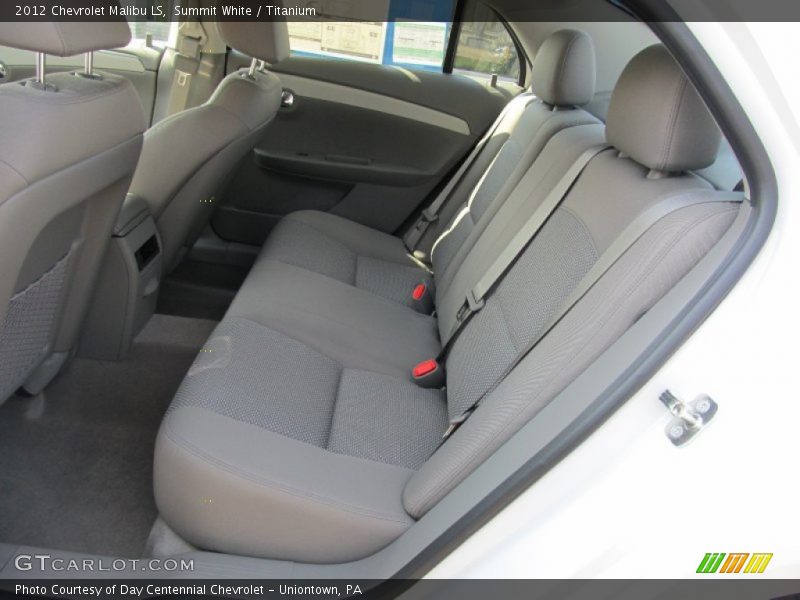 Summit White / Titanium 2012 Chevrolet Malibu LS