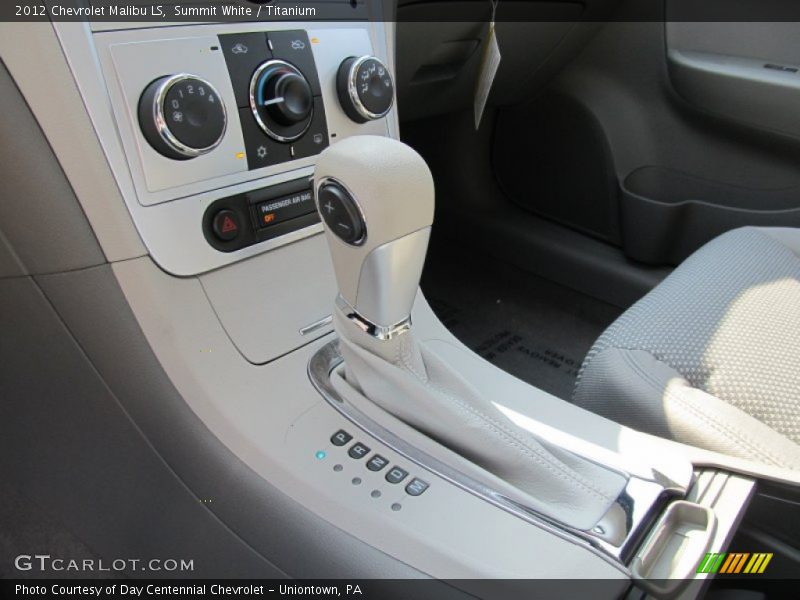 Summit White / Titanium 2012 Chevrolet Malibu LS