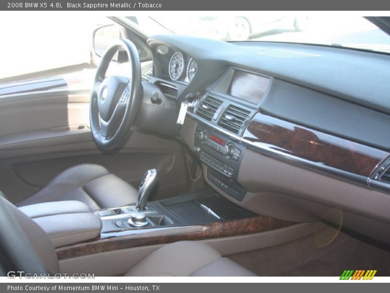 Black Sapphire Metallic / Tobacco 2008 BMW X5 4.8i