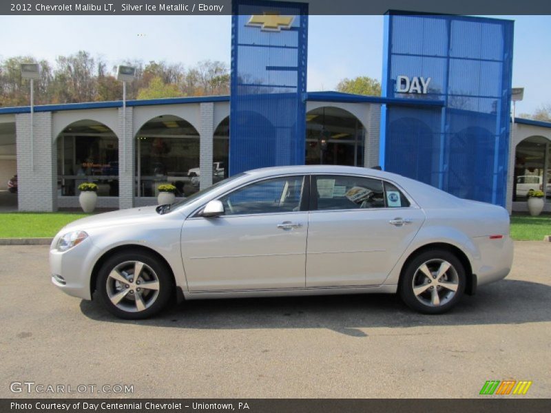 Silver Ice Metallic / Ebony 2012 Chevrolet Malibu LT