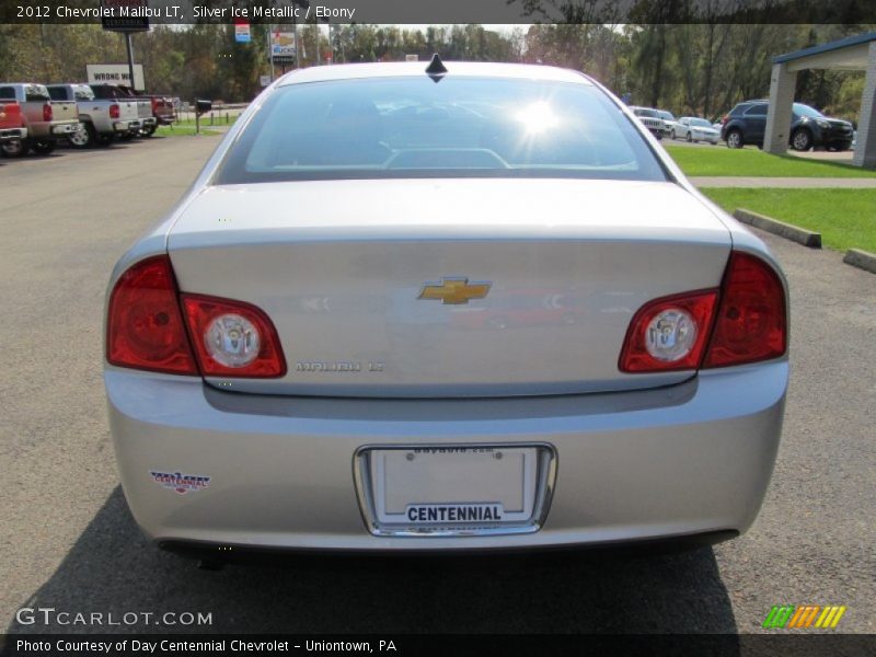 Silver Ice Metallic / Ebony 2012 Chevrolet Malibu LT