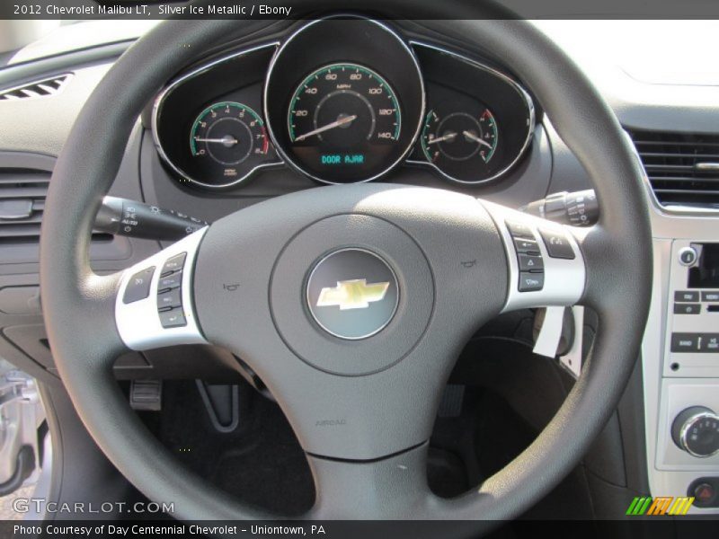 Silver Ice Metallic / Ebony 2012 Chevrolet Malibu LT