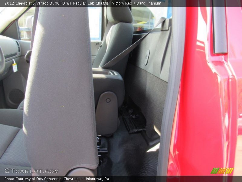 Victory Red / Dark Titanium 2012 Chevrolet Silverado 3500HD WT Regular Cab Chassis