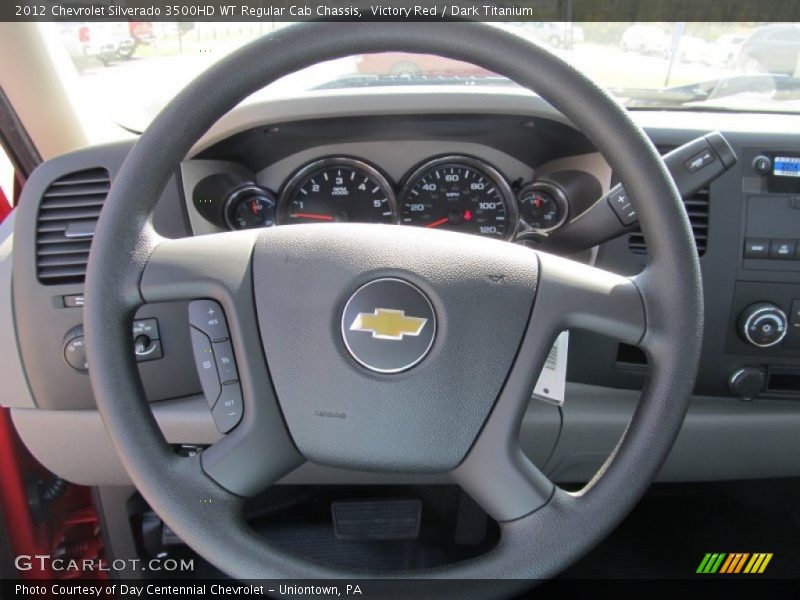  2012 Silverado 3500HD WT Regular Cab Chassis Steering Wheel