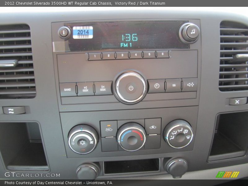 Audio System of 2012 Silverado 3500HD WT Regular Cab Chassis