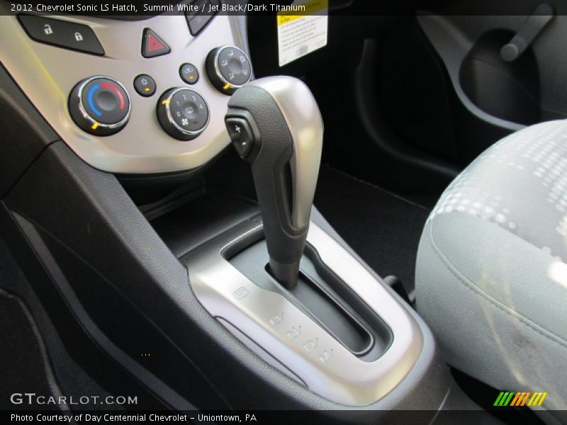 Summit White / Jet Black/Dark Titanium 2012 Chevrolet Sonic LS Hatch