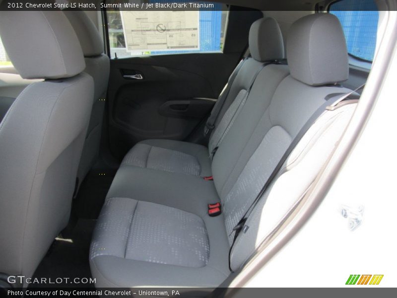 Summit White / Jet Black/Dark Titanium 2012 Chevrolet Sonic LS Hatch