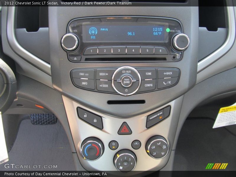 Controls of 2012 Sonic LT Sedan