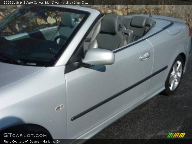 Silver Metallic / Slate Gray 2006 Saab 9-3 Aero Convertible