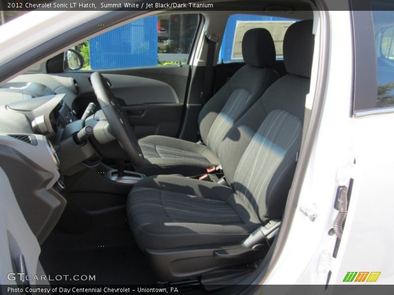 Summit White / Jet Black/Dark Titanium 2012 Chevrolet Sonic LT Hatch