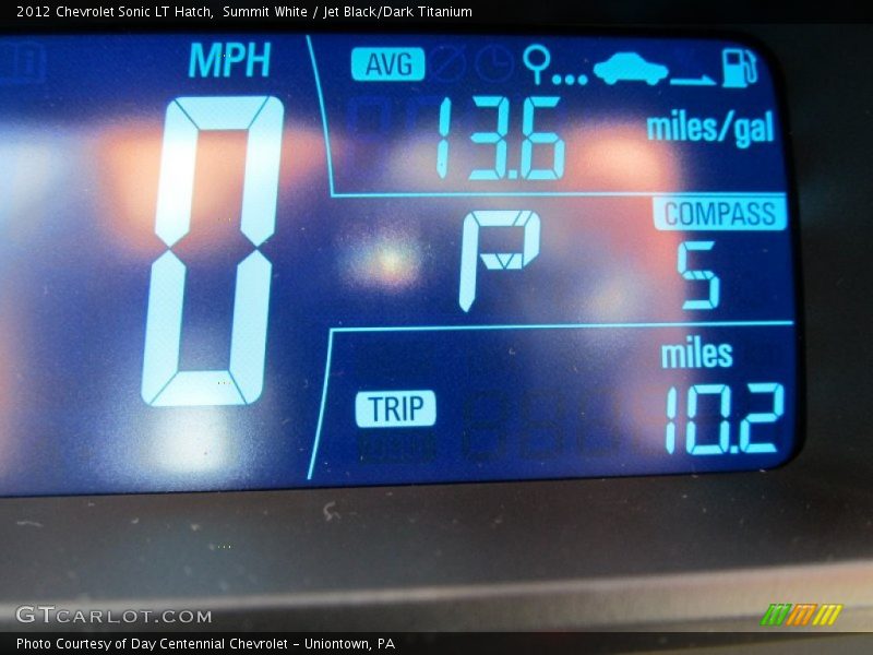  2012 Sonic LT Hatch LT Hatch Gauges