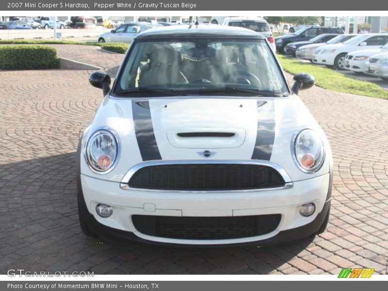 Pepper White / Gravity Tuscan Beige 2007 Mini Cooper S Hardtop