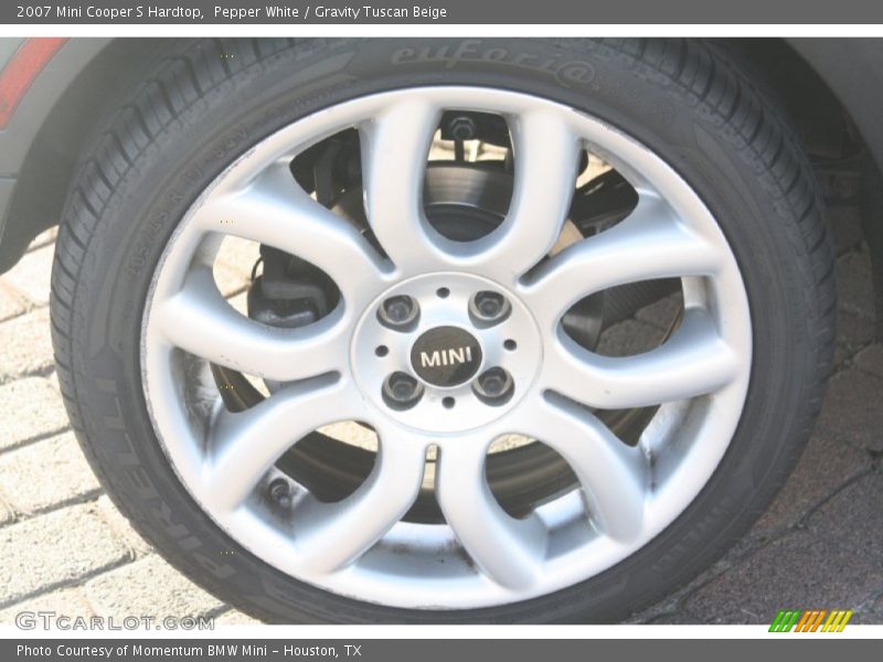 Pepper White / Gravity Tuscan Beige 2007 Mini Cooper S Hardtop