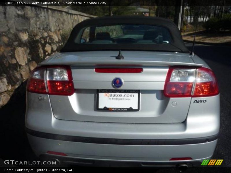 Silver Metallic / Slate Gray 2006 Saab 9-3 Aero Convertible