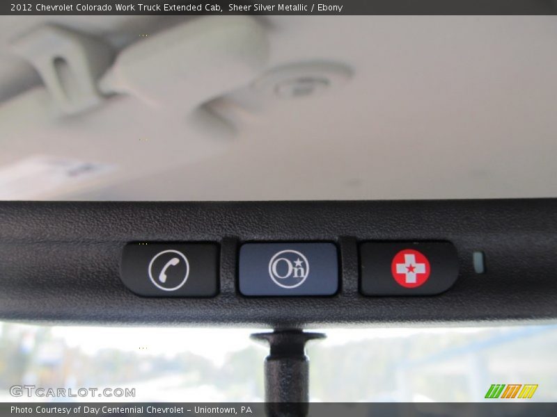 Sheer Silver Metallic / Ebony 2012 Chevrolet Colorado Work Truck Extended Cab