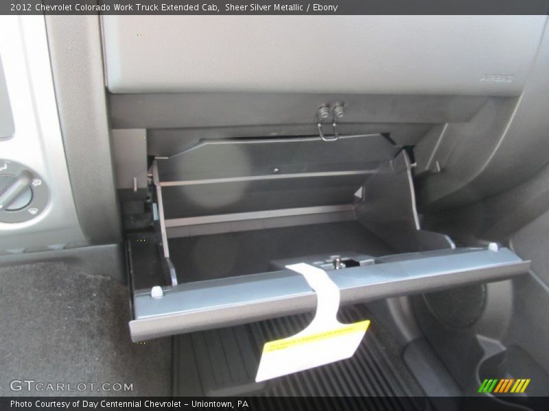 Sheer Silver Metallic / Ebony 2012 Chevrolet Colorado Work Truck Extended Cab