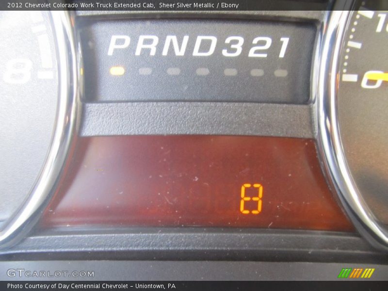 Sheer Silver Metallic / Ebony 2012 Chevrolet Colorado Work Truck Extended Cab