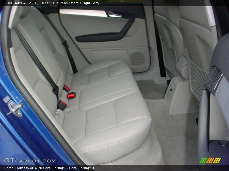 Ocean Blue Pearl Effect / Light Gray 2008 Audi A3 2.0T