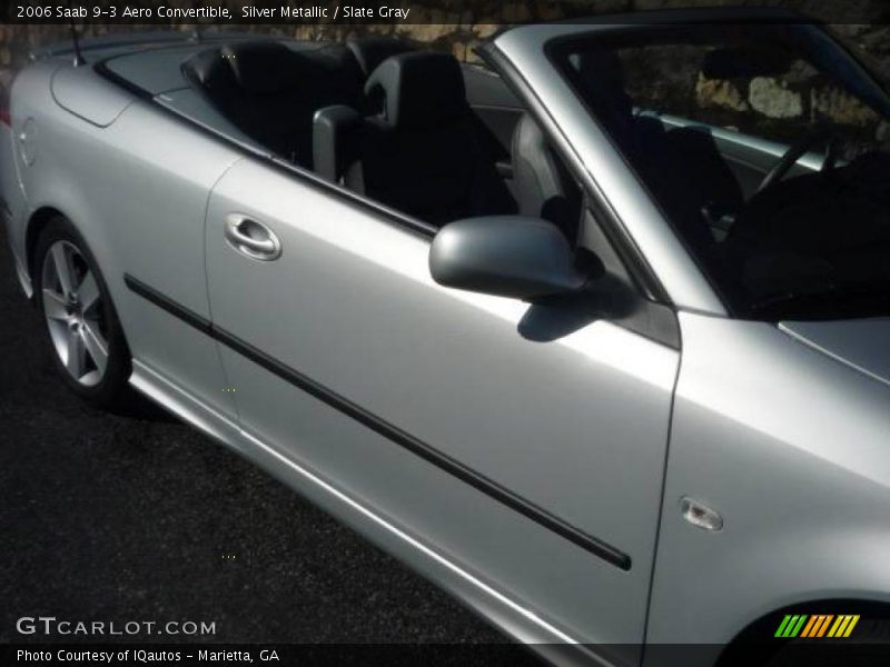 Silver Metallic / Slate Gray 2006 Saab 9-3 Aero Convertible