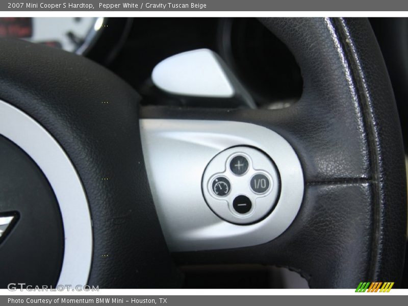 Pepper White / Gravity Tuscan Beige 2007 Mini Cooper S Hardtop