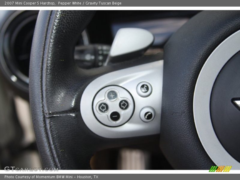 Pepper White / Gravity Tuscan Beige 2007 Mini Cooper S Hardtop