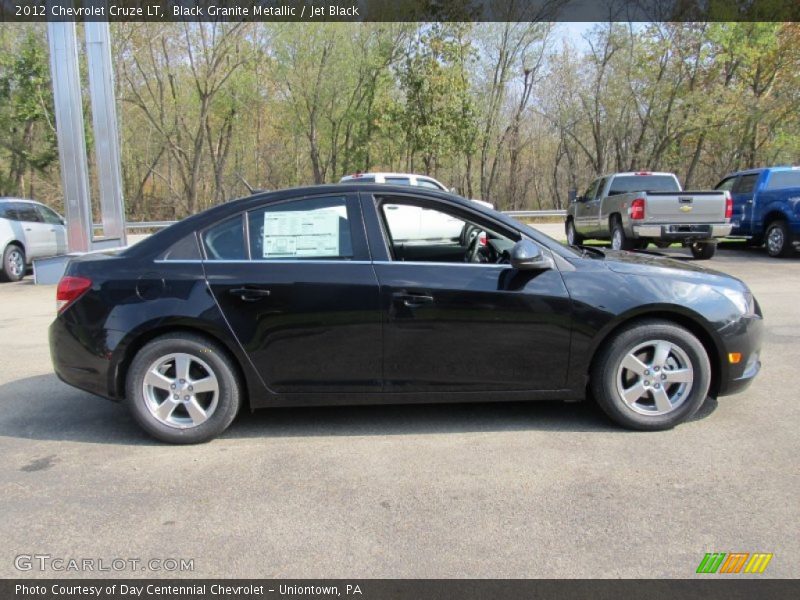 Black Granite Metallic / Jet Black 2012 Chevrolet Cruze LT