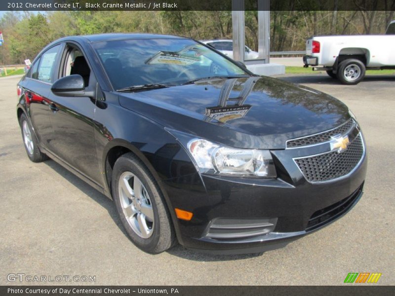 Black Granite Metallic / Jet Black 2012 Chevrolet Cruze LT