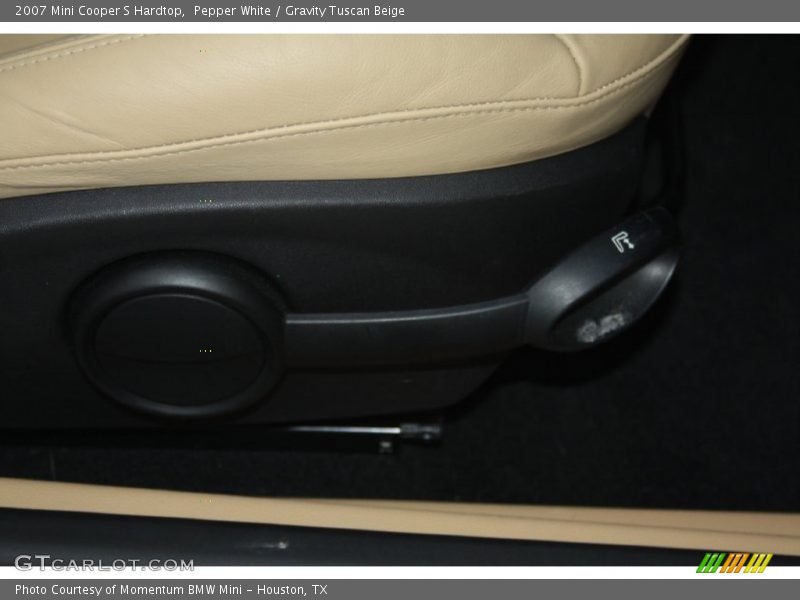 Pepper White / Gravity Tuscan Beige 2007 Mini Cooper S Hardtop