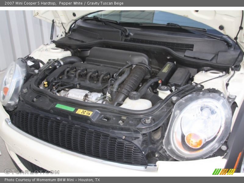 Pepper White / Gravity Tuscan Beige 2007 Mini Cooper S Hardtop