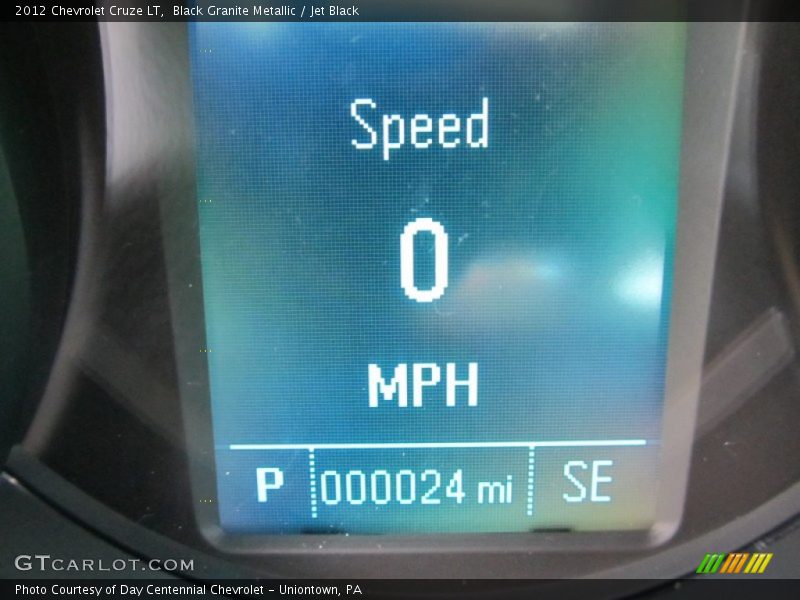 Black Granite Metallic / Jet Black 2012 Chevrolet Cruze LT