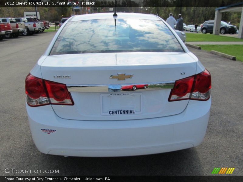 Summit White / Jet Black 2012 Chevrolet Cruze LT