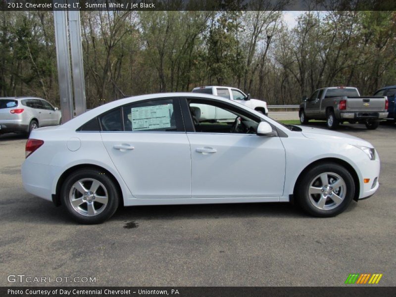 Summit White / Jet Black 2012 Chevrolet Cruze LT