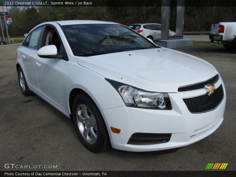 Summit White / Jet Black 2012 Chevrolet Cruze LT