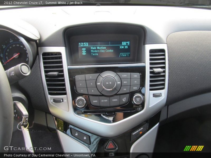 Summit White / Jet Black 2012 Chevrolet Cruze LT