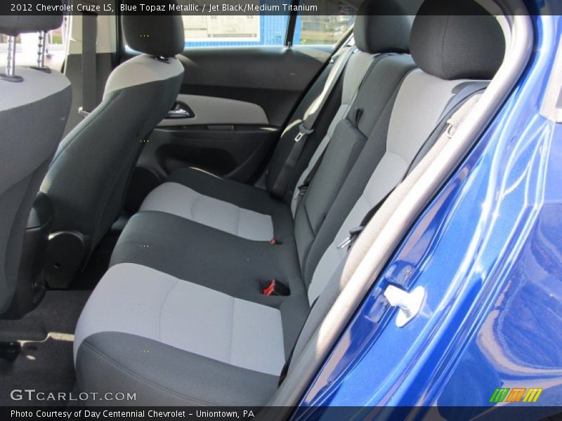 Blue Topaz Metallic / Jet Black/Medium Titanium 2012 Chevrolet Cruze LS